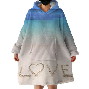 Love Beach SWLF2426 Hoodie Wearable Blanket