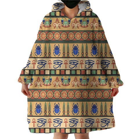 Image of Pyramid Wallpaper SWLF3024 Hoodie Wearable Blanket