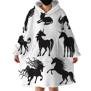 Unicorn SWLF1833 Hoodie Wearable Blanket