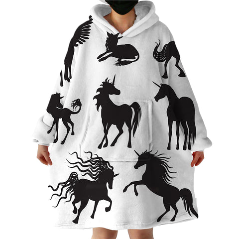 Image of Unicorn SWLF1833 Hoodie Wearable Blanket