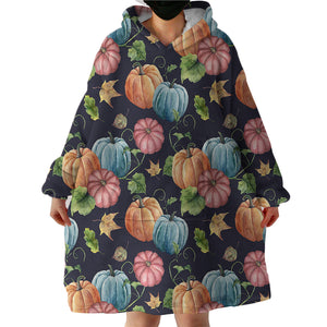 Pumpkins SWLF2176 Hoodie Wearable Blanket