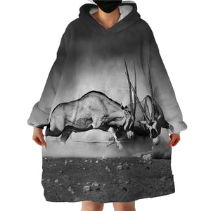 Onyxes SWLF1534 Hoodie Wearable Blanket