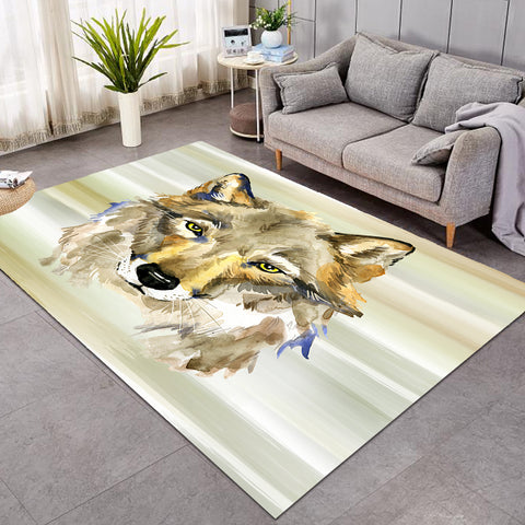 Image of Wolf Portrait SW0992 Rug