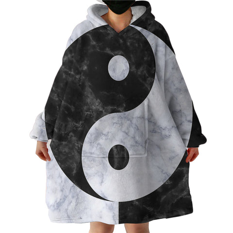 Image of Yin Yang SWLF2467 Hoodie Wearable Blanket