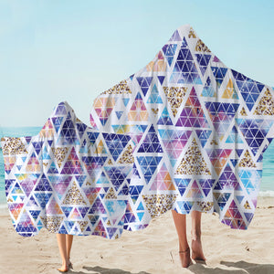 Pyramid Puzzle Hooded Towel