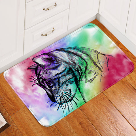 Image of Kitty Sketch Door Mat