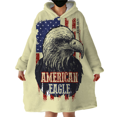 Image of American Eagle SWLF1844 Hoodie Wearable Blanket