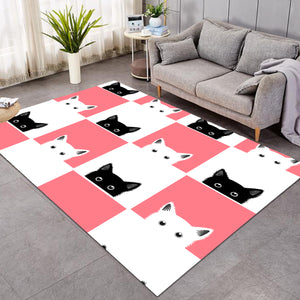 Kitty White & Pink SW1653 Rug