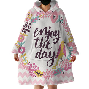 Enjoy The Day SWLF0075 Hoodie Wearable Blanket