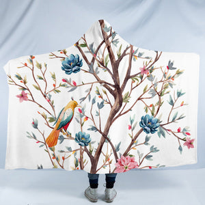 Birds And Tree SW0765 Hooded Blanket