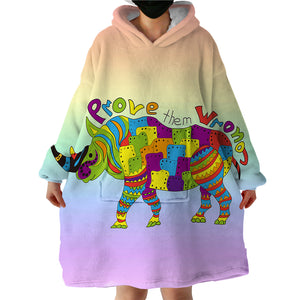 Prove Them Wrong SWLF0859 Hoodie Wearable Blanket