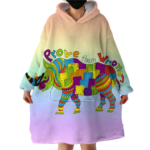 Image of Prove Them Wrong SWLF0859 Hoodie Wearable Blanket