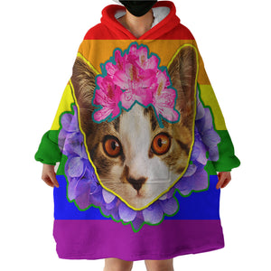 Kitty Cat SWLF2047 Hoodie Wearable Blanket