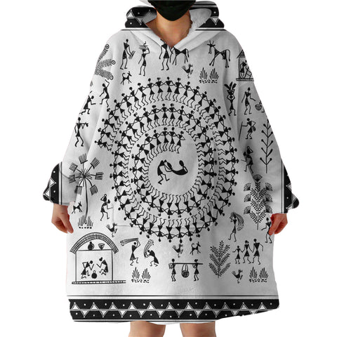 Image of Ancient Community SWLF2178 Hoodie Wearable Blanket