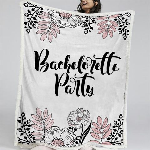 Image of Bachelorette Party Sherpa Fleece Blanket