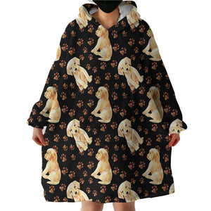 Golden Puppies SWLF2392 Hoodie Wearable Blanket