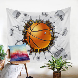 Wrecking Basketball SW0825 Tapestry