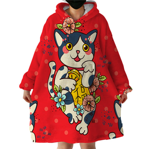 Image of Manekineko SWLF0087 Hoodie Wearable Blanket