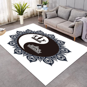 Yin Yang Crowns SW0101 Rug