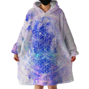 Glass Window SWLF2007 Hoodie Wearable Blanket