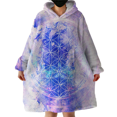 Image of Glass Window SWLF2007 Hoodie Wearable Blanket