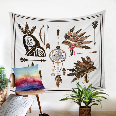 Image of Native American Style SW2063 Tapestry