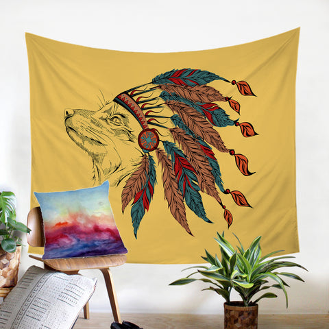 Image of Warchief Dog SW0830 Tapestry