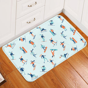 Winter Sports Door Mat