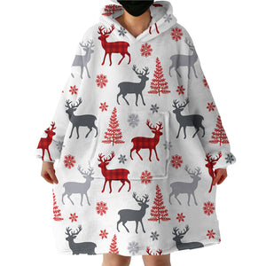 Winter Themed SWLF1641 Hoodie Wearable Blanket