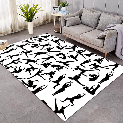 Image of Aerobic Poses SW0480 Rug