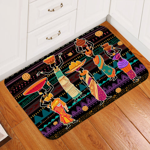 Image of African Basket Ladies Door Mat