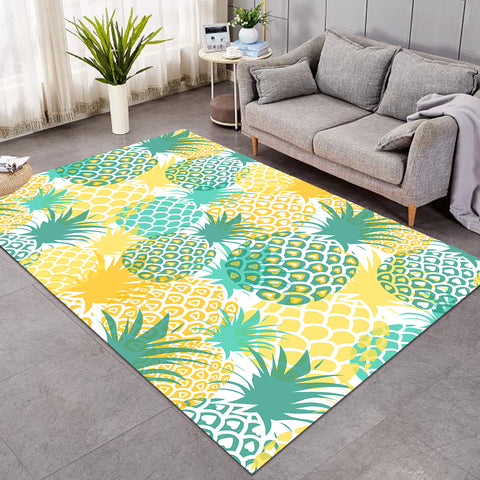 Image of Pineapple Theme SW0515 Rug