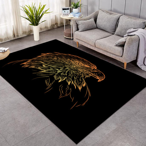 Image of Eagle Raw Crow Black SW0833 Rug