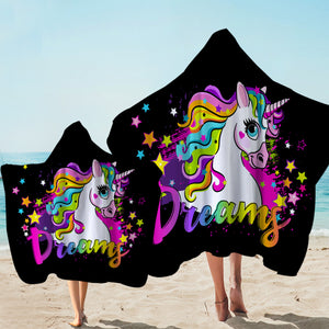 Dreamy Unicorn Magical SW1567 Hooded Towel