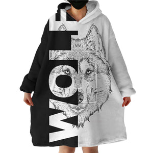 W.O.L.F SWLF0835 Hoodie Wearable Blanket