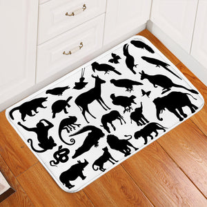 Animal Shadows Door Mat