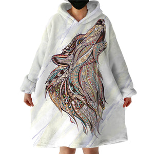 Wolf SWLF0292 Hoodie Wearable Blanket