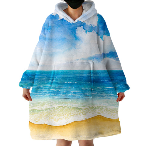 Image of Sun Sand & Sea SWLF1541 Hoodie Wearable Blanket