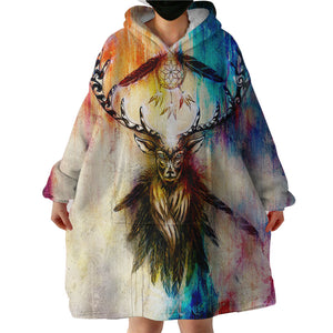 Antler SWLF2042 Hoodie Wearable Blanket