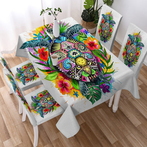 Image of The Original Turtle Mystic Tablecloth - Beddingify