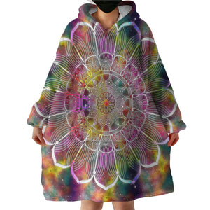 Flower SWLF2381 Hoodie Wearable Blanket