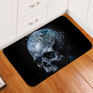 Skull Sprinkle Snow Door Mat