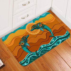 Leaping Dolphins Harmony Door Mat