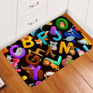 Alphabet Letters Random Door Mat