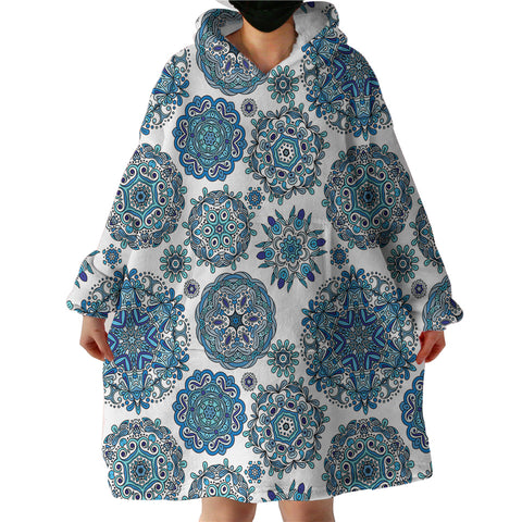 Image of Snowflakes SWLF2231 Hoodie Wearable Blanket