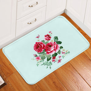 Rose Clump Mint Door Mat