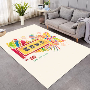 Happy Lunar New Year Kylin SW1196 Rug