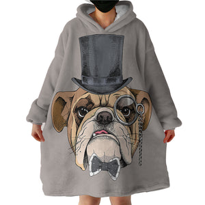 Mister Pug SWLF2694 Hoodie Wearable Blanket