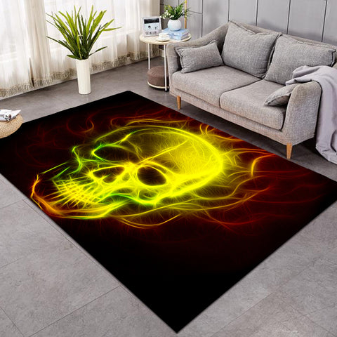 Image of Fiery Skull SW1676 Rug