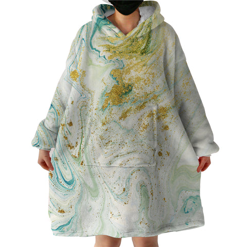 Image of Glittered Stream SWLF2792 Hoodie Wearable Blanket